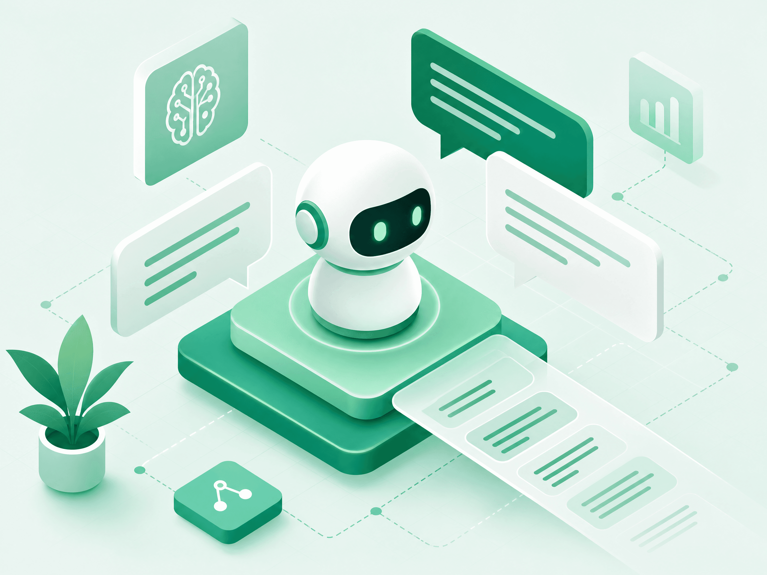 ChatGPT GPT-5.5 conversational AI assistant illustration