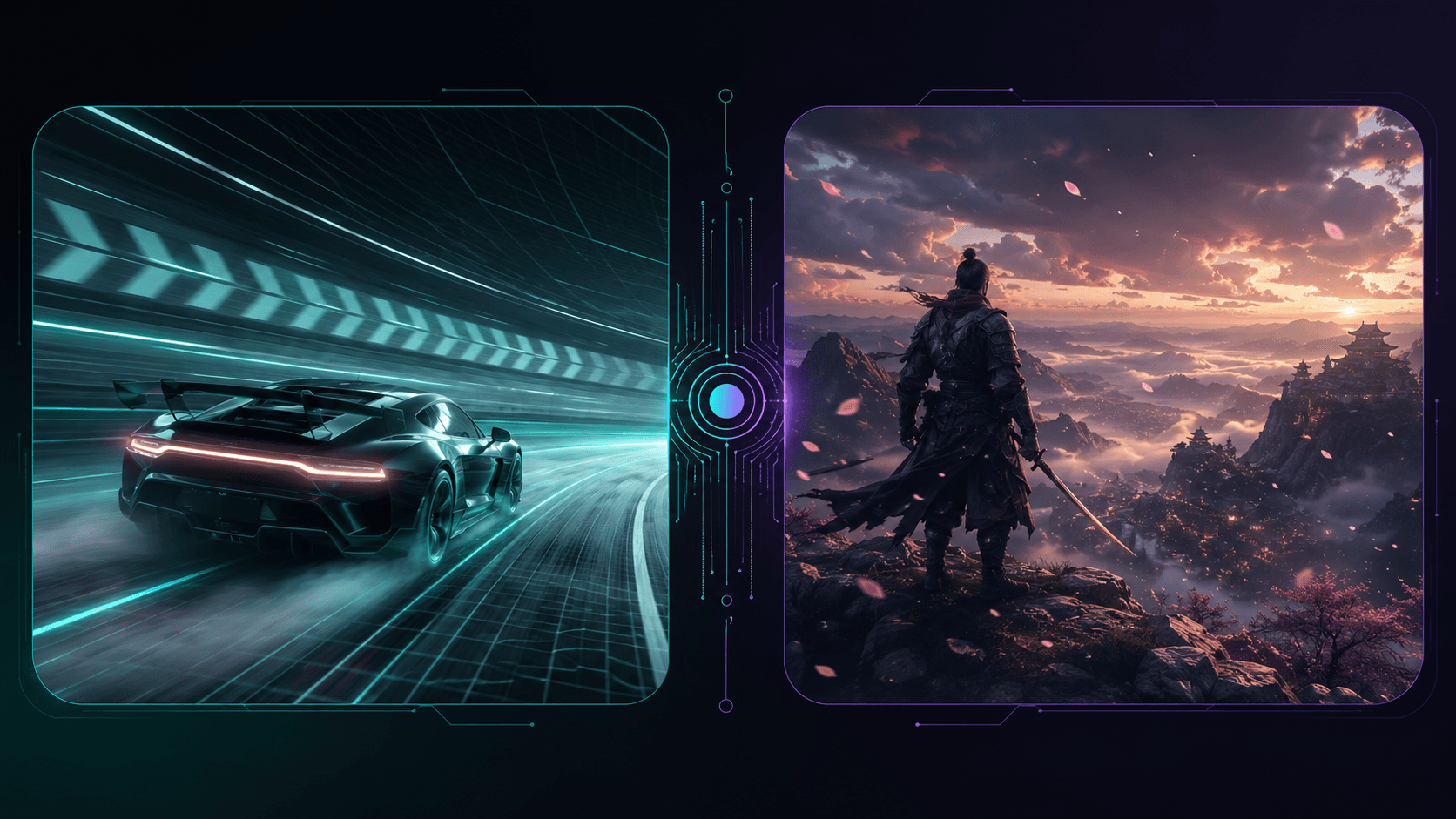 Hailuo vs Kling side-by-side AI video comparison infographic 2026