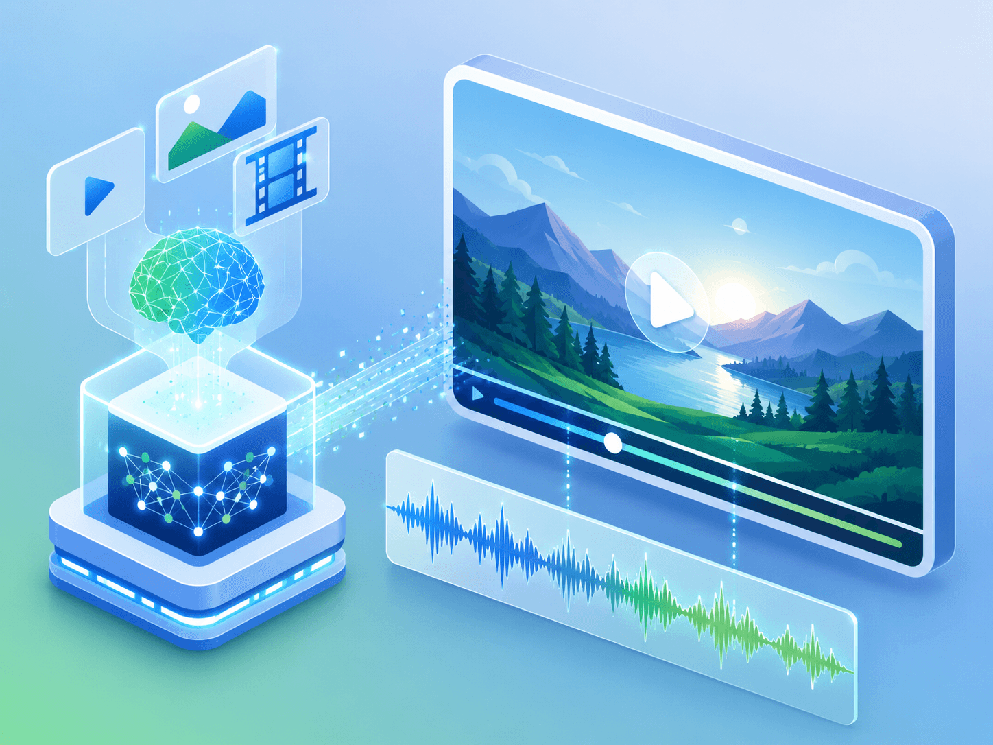 Google Veo 3.1 AI video generation with 4K resolution and synchronized audio
